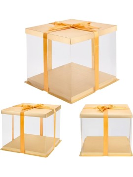 SQUARE ANTIQUE GOLD BOX(30*30*25cm(H))